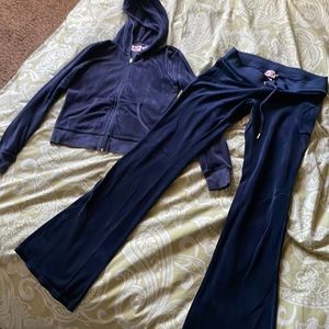 Juicy couture velour track suit S